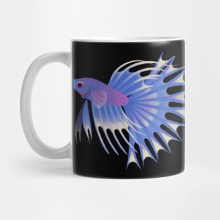 Crowntail betta Mug